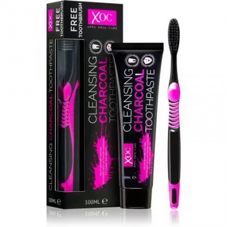 Xpel Oral Care Cleansing Charcoal pasta do zębów Węgiel Drzewny 100ml + Szczoteczka do zębów