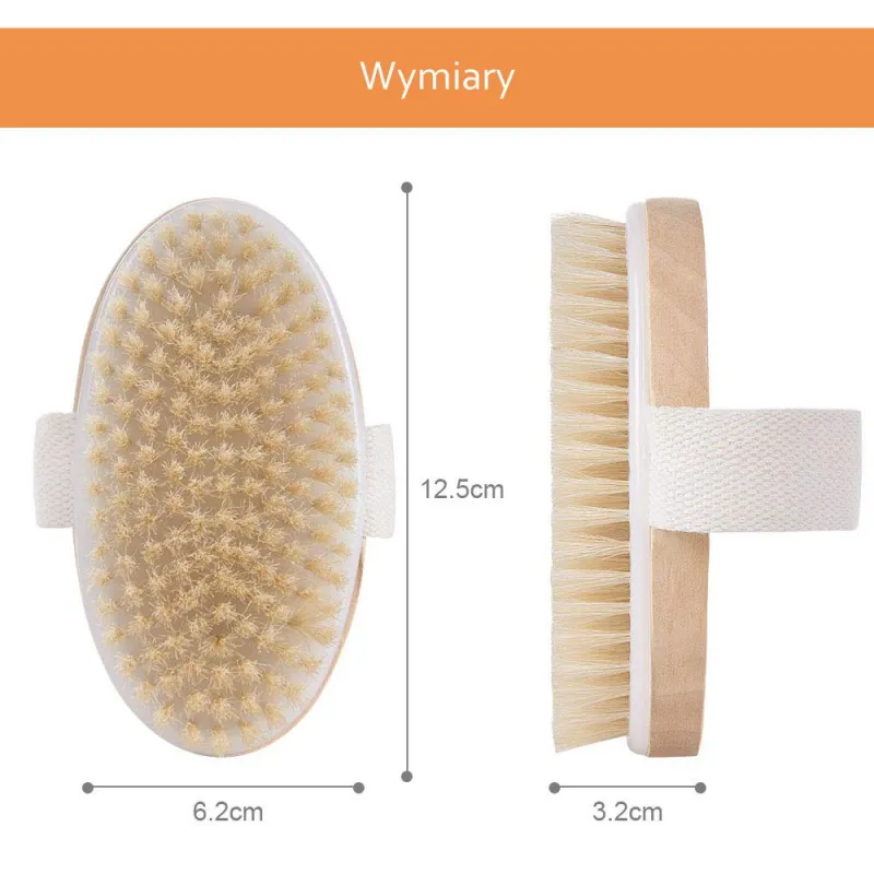 Szczotka do masażu na sucho antycellulitowa cocoSpa ZESTAW