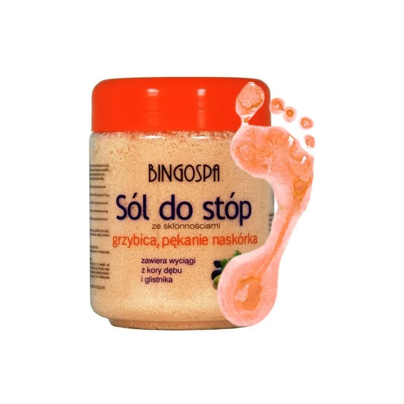 BingoSpa Sól do nóg na grzybicę i pękanie naskórka 550g