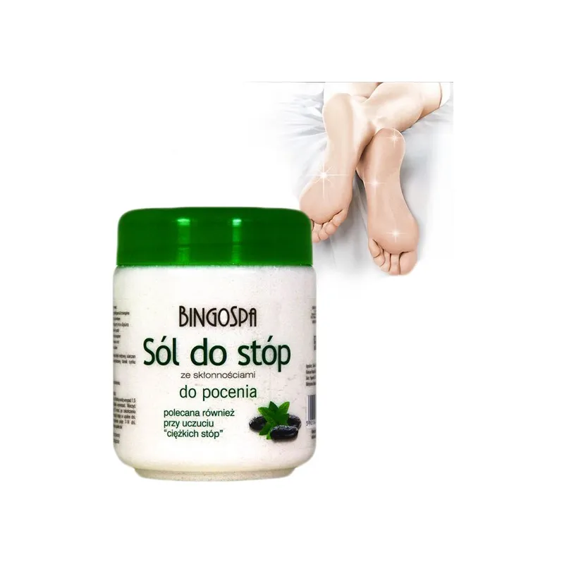 BingoSpa Sól do stóp skłonność do pocenia 550g