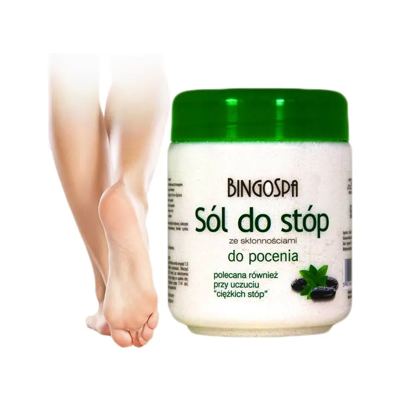 BingoSpa Sól do stóp skłonność do pocenia 550g