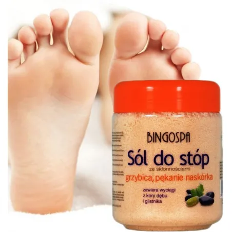 BingoSpa Sól do nóg na grzybicę i pękanie naskórka 550g