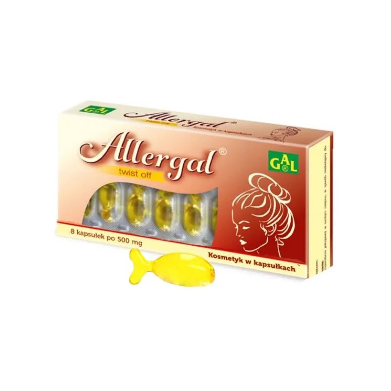 GAL serum pod oczy w kapsułkach żółte 8 szt