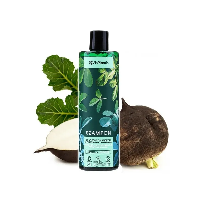 Vis Plantis szampon na wypadające włosy kozieradka rzepa 400 ml