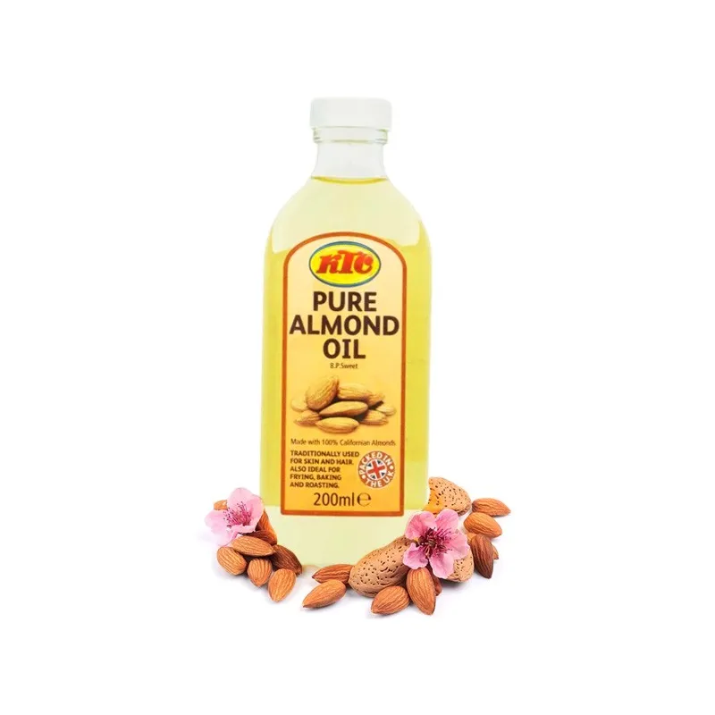 Olej migdałowy czysty naturalny - KTC Almond Oil 200ml