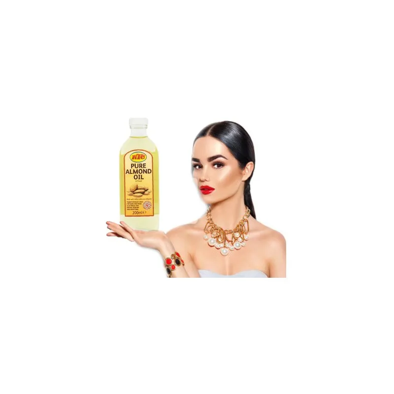 Olej migdałowy czysty naturalny - KTC Almond Oil 200ml