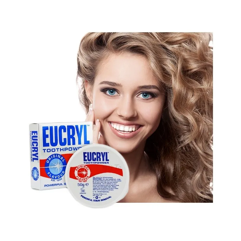 Eucryl toothpowder proszek wybielający do zębów 50g