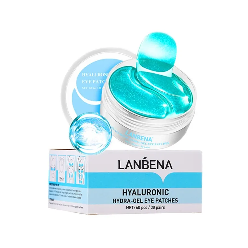 Lanbena eye patches with hyaluronic acid 60pcs ❤️ laroxy.pl
