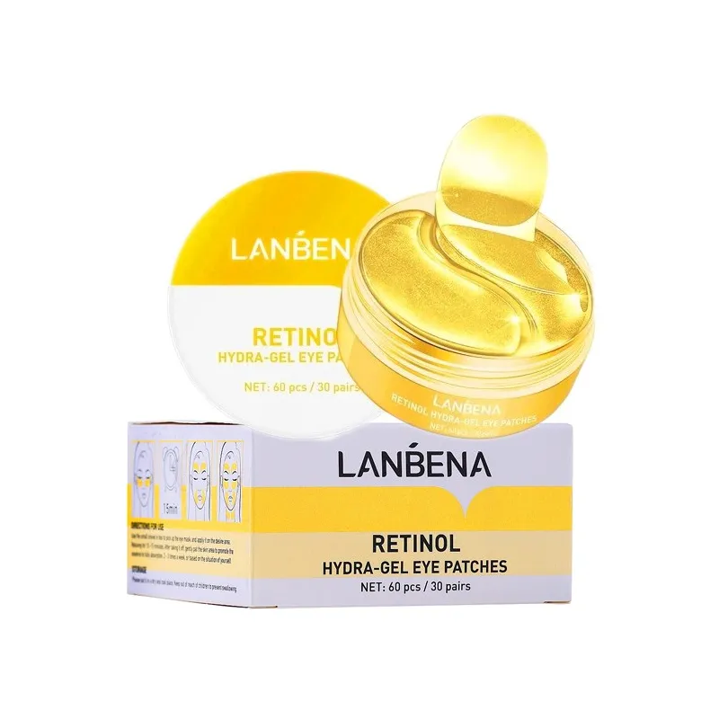 Lanbena Retinol hydrożelowe płatki pod oczy z retinolem 60 ❤️ laroxy