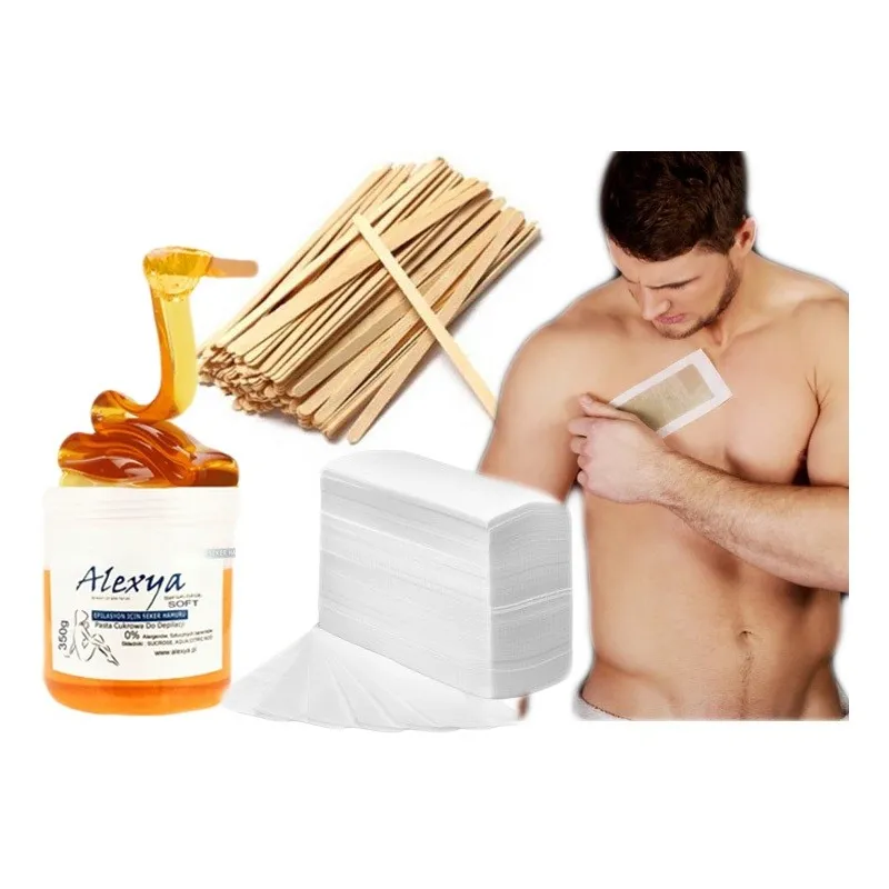 Depilation kit sugar paste strips shaptulas ❤️ Laroxy.pl