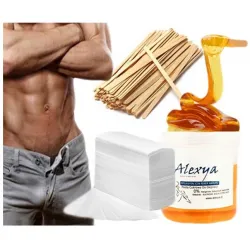 Zestaw do depilacji pastą cukrową miejsc intymnych, pleców, torsu, brzucha, bikini, nóg itp