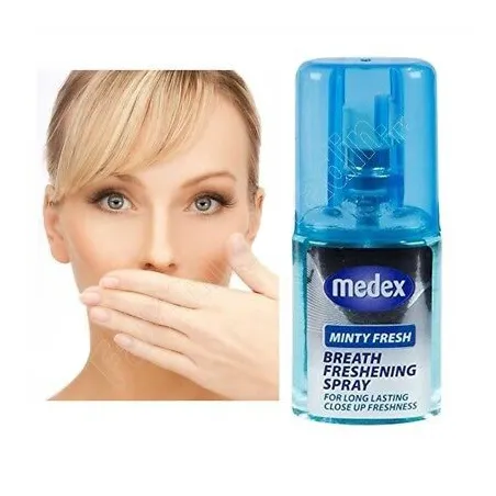 Medex odświeżacz do ust w sprayu oddechu dezodorant Minty Fresh 20ml