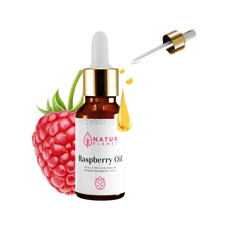 Olej z Pestek Malin Nierafinowany Natur Planet 30 ml ❤️  sklep Laroxy.pl