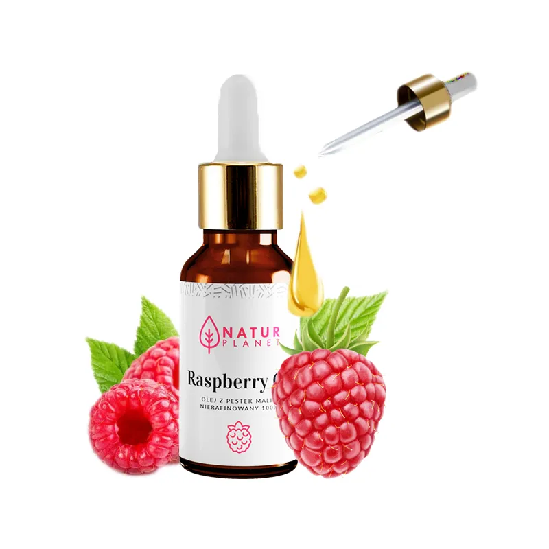 Olej z Pestek Malin Nierafinowany Natur Planet 30 ml ❤️  sklep Laroxy.pl