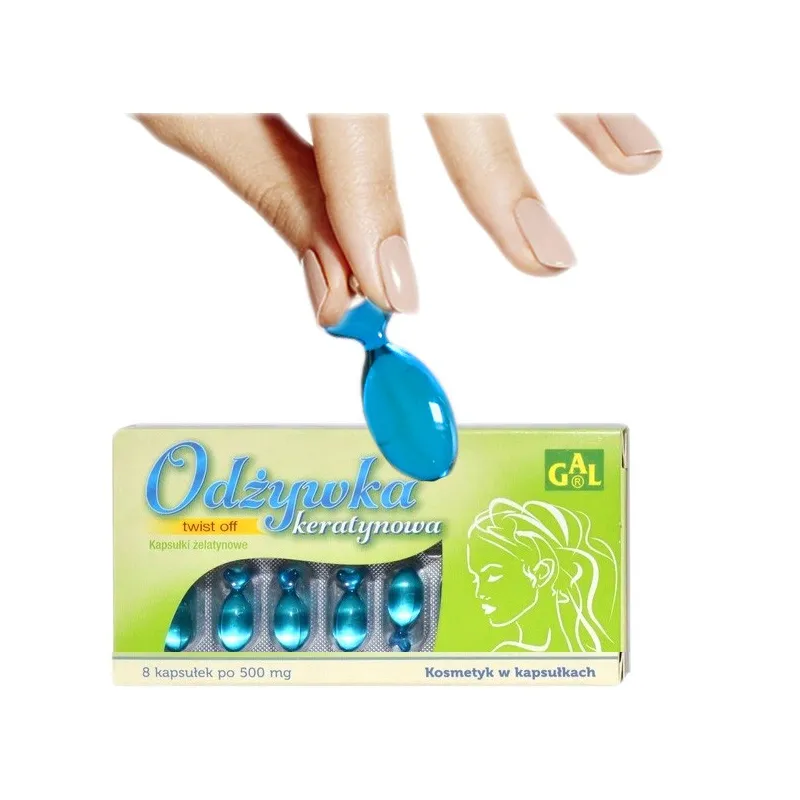 GAL keratin conditioner blue capsules 8 pcs ❤️ Laroxy.pl