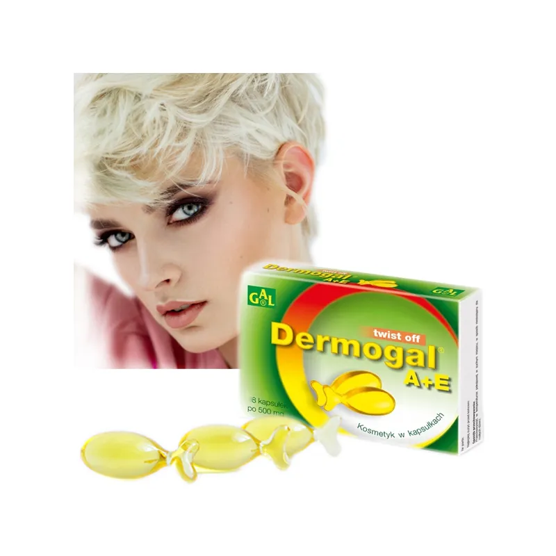 GAL Dermogal A + E - ampułki do twarzy 8 sztuk
