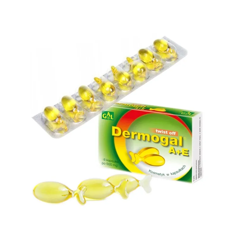 GAL Dermogal A + E - ampułki do twarzy 8 sztuk ❤️ Laroxy.pl