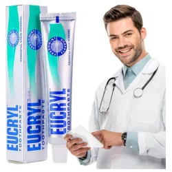 Eucryl Freshmint wybielająca pasta do zębów usuwająca kamień nazębny i przebarwienia 50ml