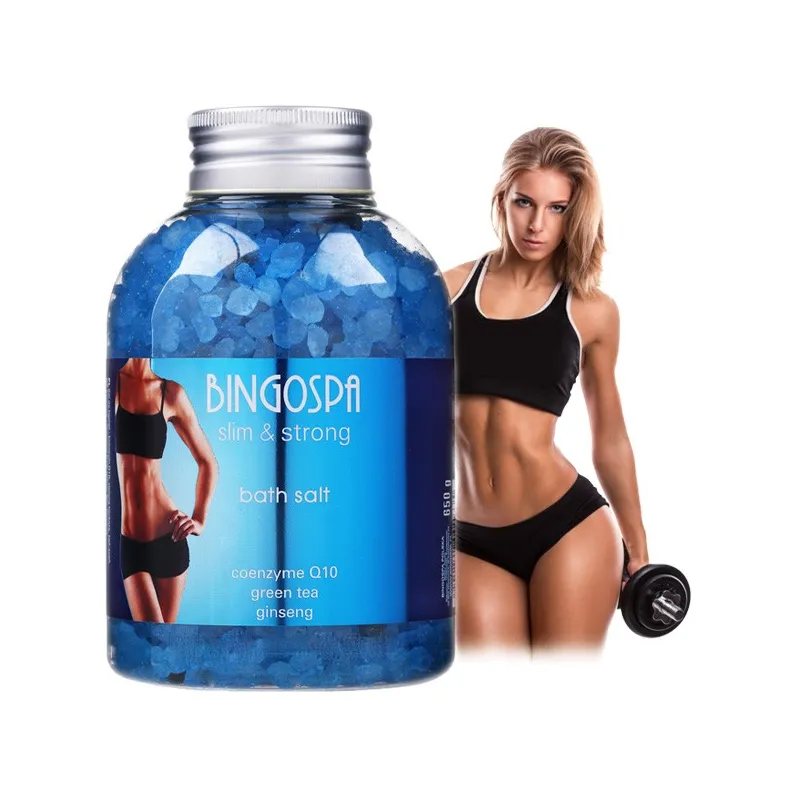 BingoSpa sól do kąpieli wyszczuplająca z koenzymem Q10 zieloną herbatą i żeń-szeniem 650g