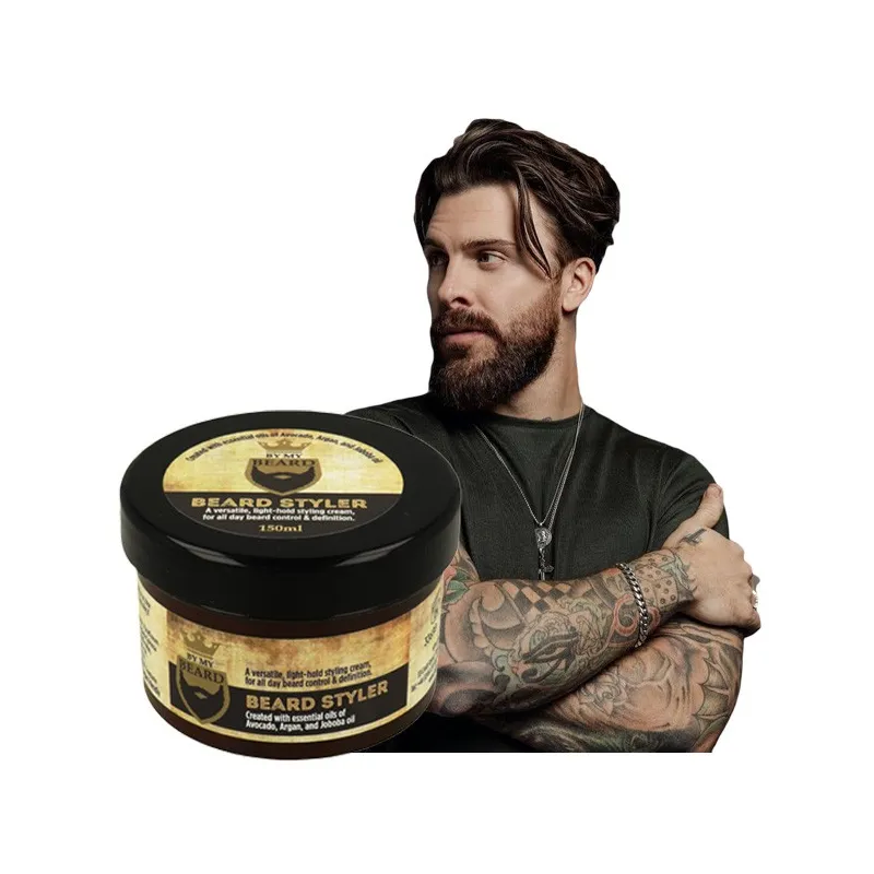 BY MY BEARD Beard and Mustache Styling Cream - Laroxy.com