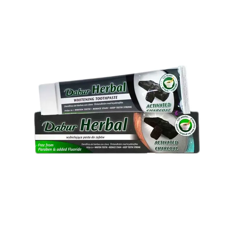 Dabur Herbal pasta do zębów z aktywnym węglem ❤️ Laroxy.pl