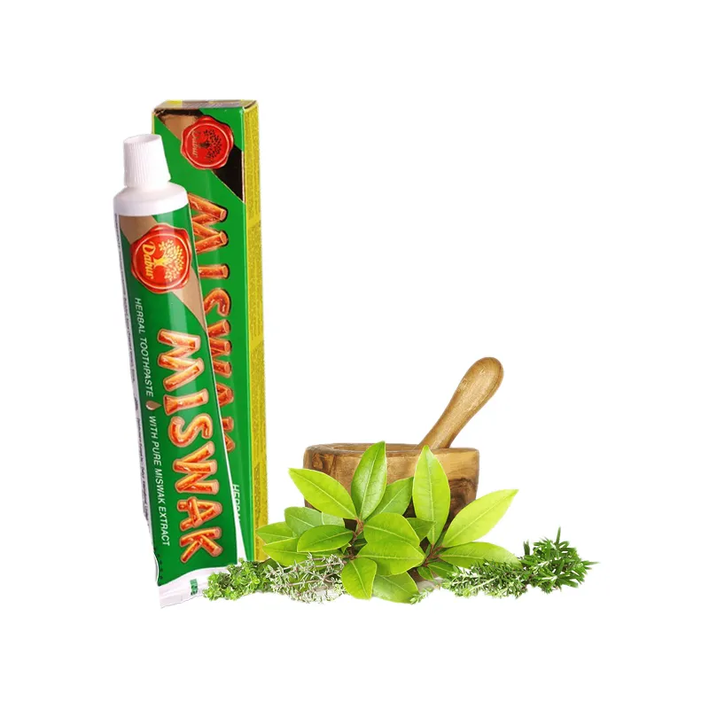DABUR MISWAK Pasta do zębów ziołowa bez fluoru 100ml ❤️ Laroxy.pl
