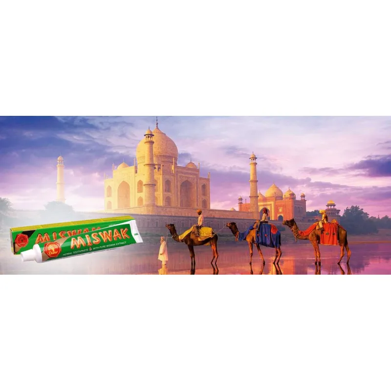 DABUR MISWAK Pasta do zębów ziołowa bez fluoru 100ml ❤️ Laroxy.pl