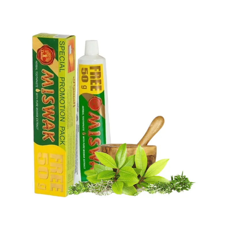 DABUR MISWAK Pasta do zębów ziołowa bez fluoru z Indii 170g