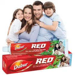 Dabur Red pasta do zębów ziołowa bez fluoru Naturalna ❤️ Laroxy.pl