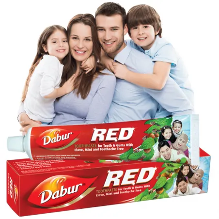Dabur Red herbal toothpaste without fluoride Natural ❤️ Laroxy.pl