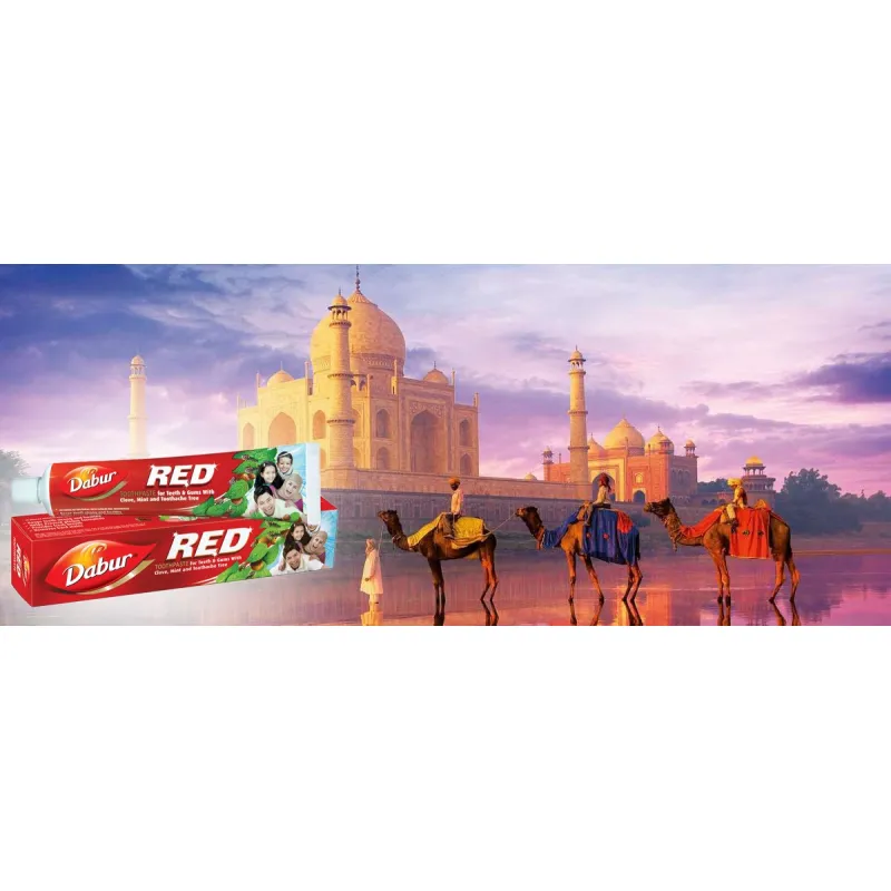Dabur Red pasta do zębów ziołowa bez fluoru Naturalna ❤️ Laroxy.pl