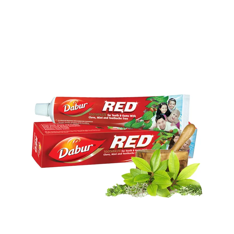 Dabur Red herbal toothpaste without fluoride Natural ❤️ Laroxy.pl