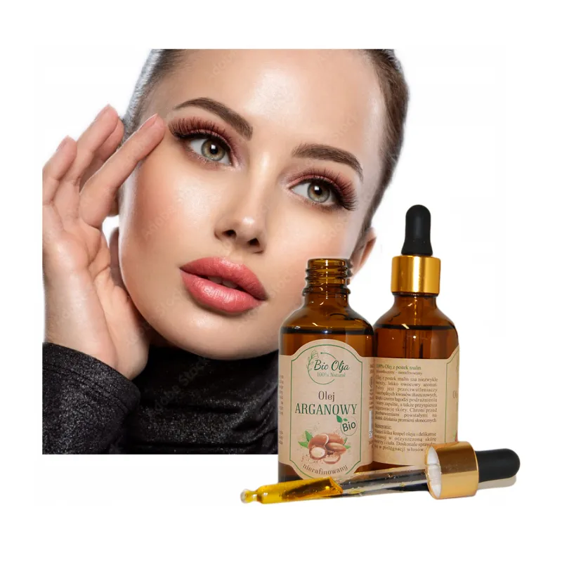 Bio Olja olej arganowy + kamień Gua Sha zestaw ❤️ Laroxy.pl