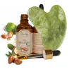 Bio Olja argan oil + Gua Sha stone set ❤️ Laroxy.pl