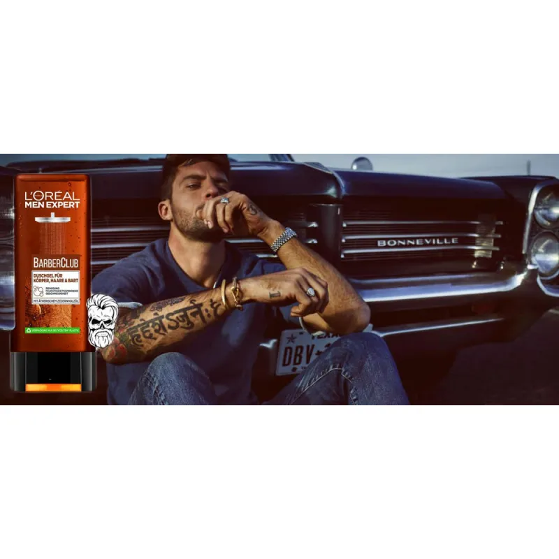 LOREAL MEN Barber Club żel pod prysznic dla mężczyzn - Laroxy.pl