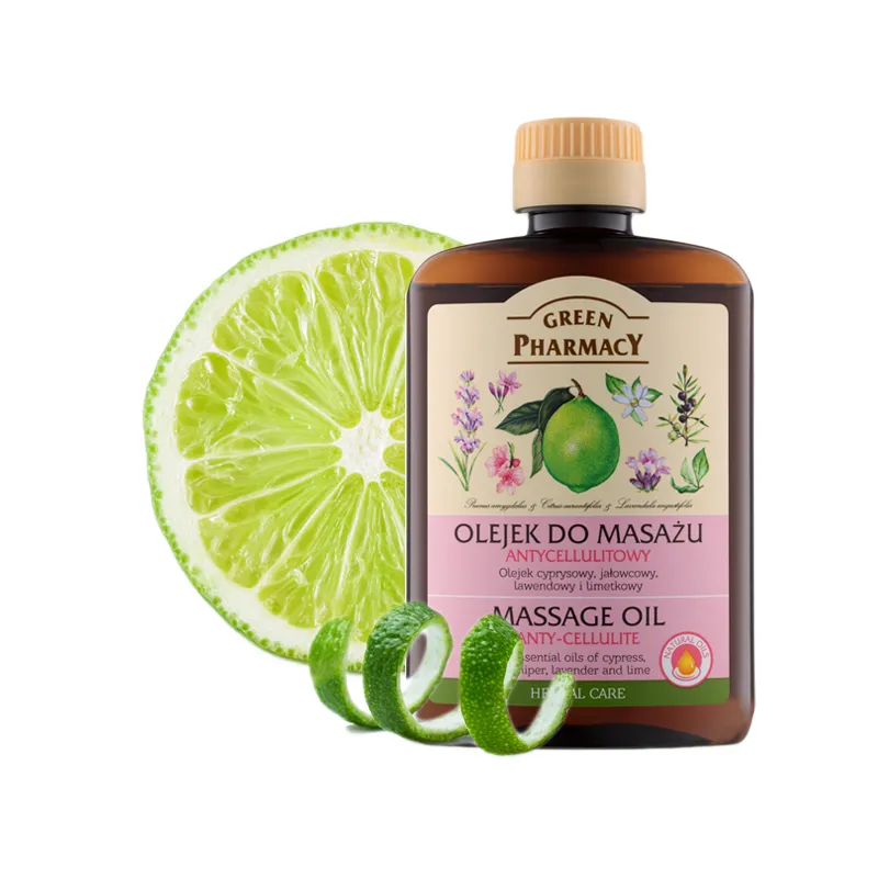 Olejek do masażu antycellulitowy na cellulit i rozstępy Green Pharmacy 200 ml