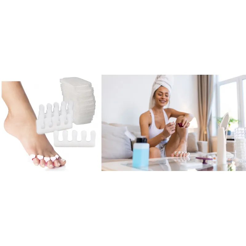 Separatory piankowe do pedicure palców 10 par - 20 sztuk - Laroxy.pl