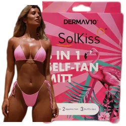 Rękawica do samoopalacza 3w1 Derma V10 SolKiss - 1 sztuka