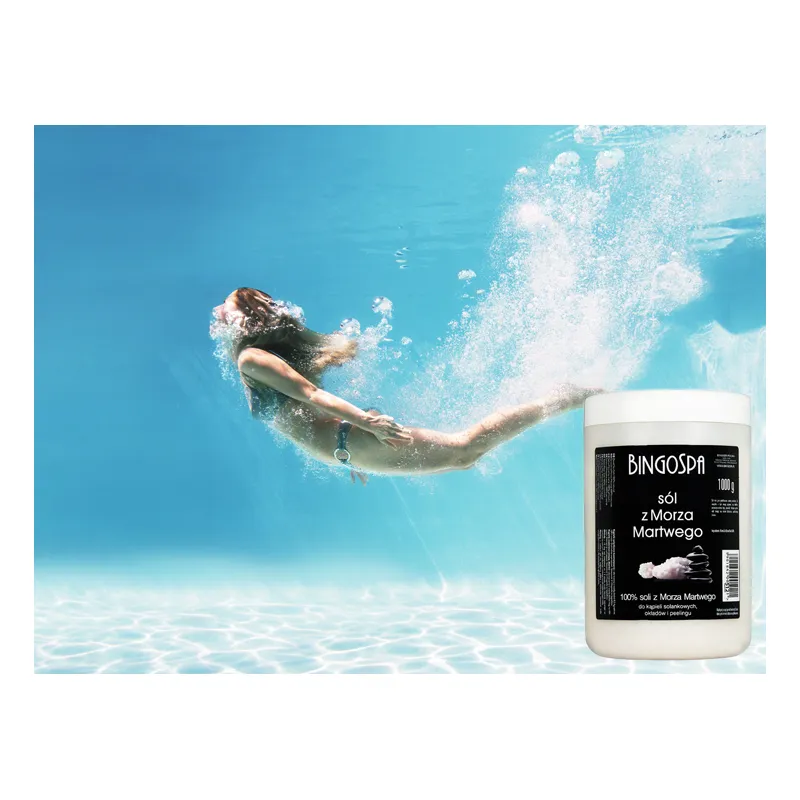 BingoSpa Dead Sea salt for bath wraps 1kg - Laroxy.pl