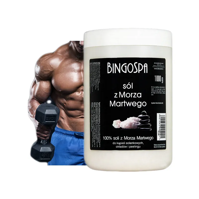 BingoSpa sól z Morza Martwego do kąpieli solankowych, okładów i peelingu 1kg