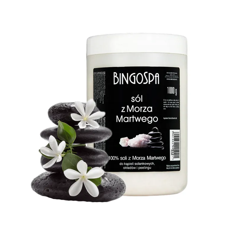 BingoSpa sól z Morza Martwego do kąpieli okładów 1kg - Laroxy.pl