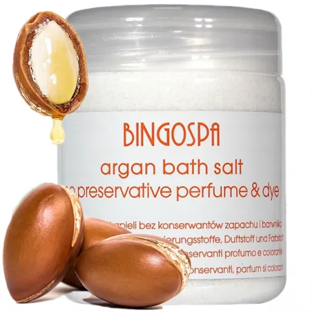 Bath salt with argan oil - without preservatives ❤️ Laroxy.pl