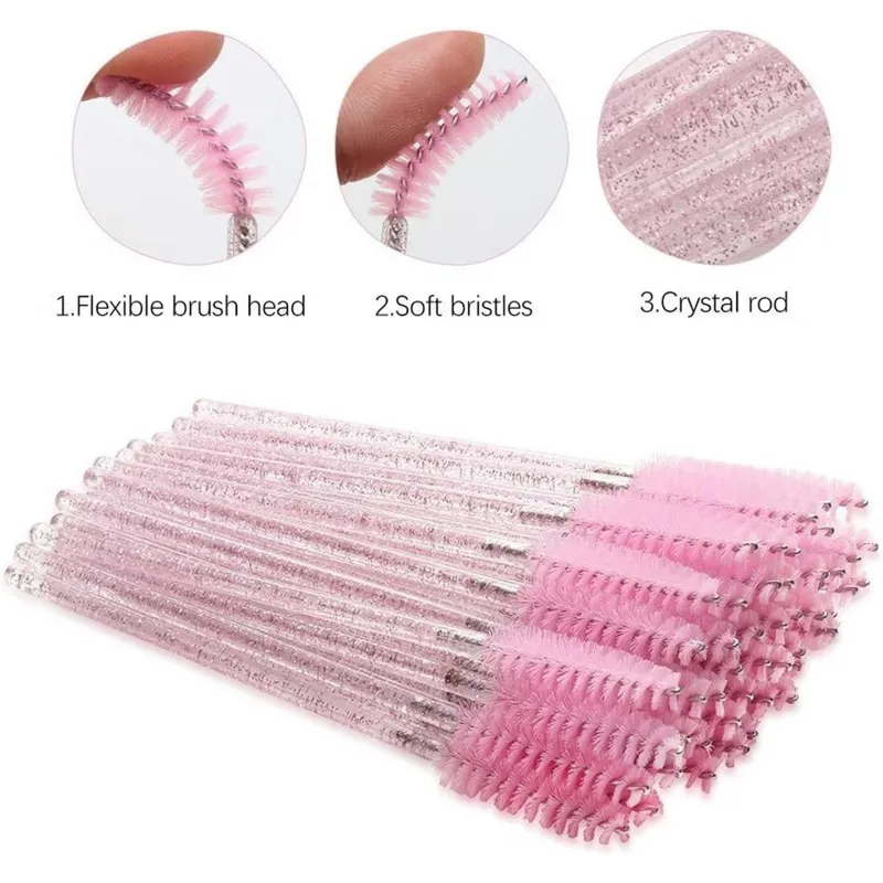 Eyebrow Brush Brocade 50pcs- Laroxy.com