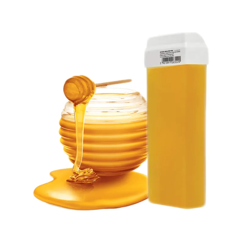Dimax wosk do depilacji na ciepło w rolce miodowy Honey 100ml