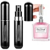 Podróżny atomizer perfum wielokrotnego napełniania czarny 5ml