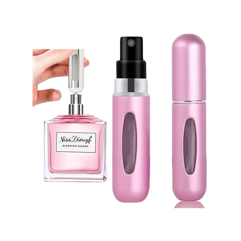 Pojemniki na perfumy z atomizerem MINI podróżny różowy 5ml