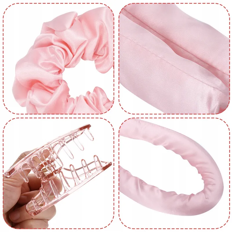 Hair curling roller + rubber bands + pin set LAROXY 💟 Laroxy.pl