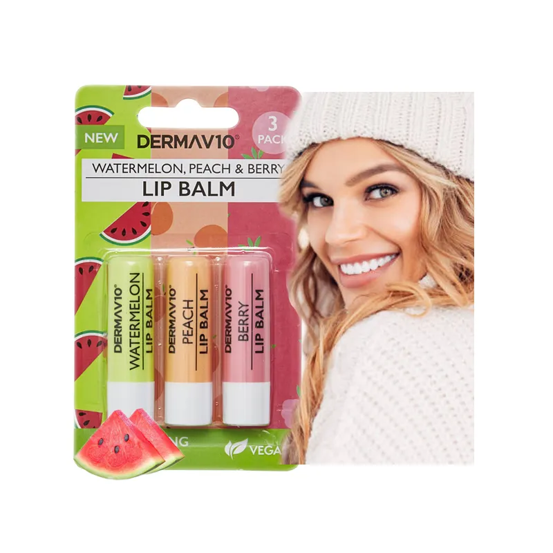 Lip balm - protective lipstick 3 pieces KIT ❤️ Laroxy.pl