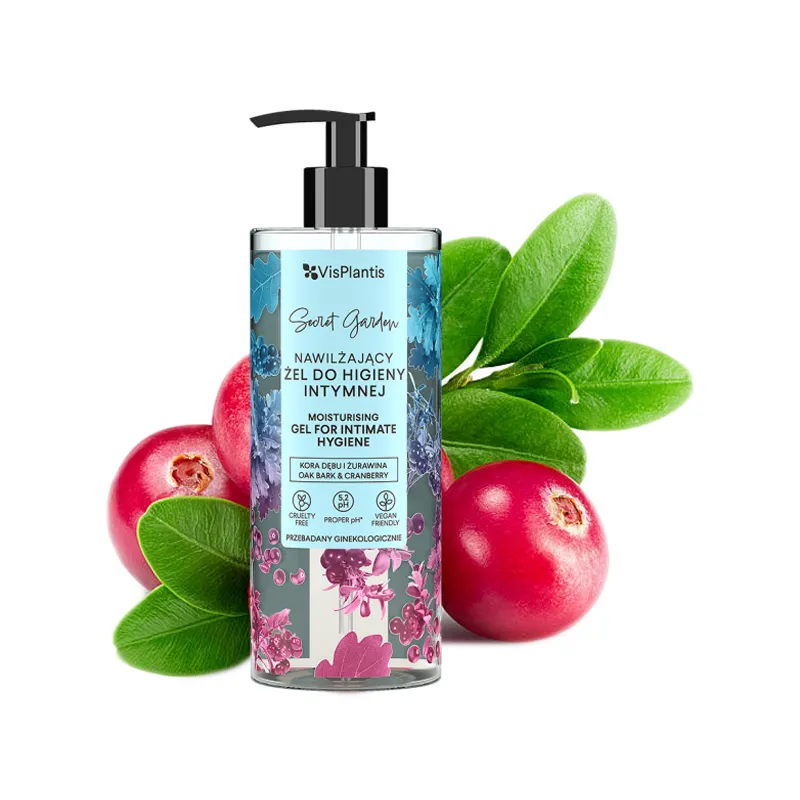 Vis Plantis żel do higieny intymnej Kora Dębu i Żurawina 300 ml