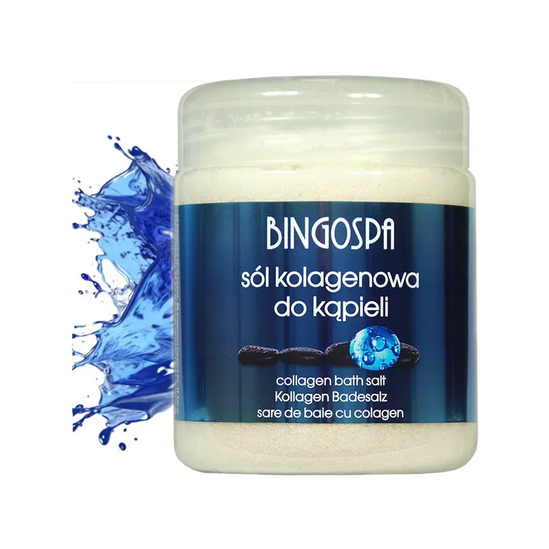 BingoSpa naturalna sól do kąpieli z KOLAGENEM regeneracja skóry ❤️ Laroxy.pl